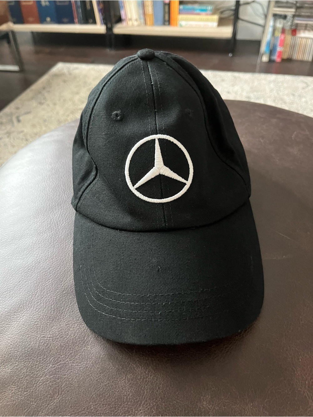 Mercedes-Benz Black Baseball Cap for Women - 100% Cotton